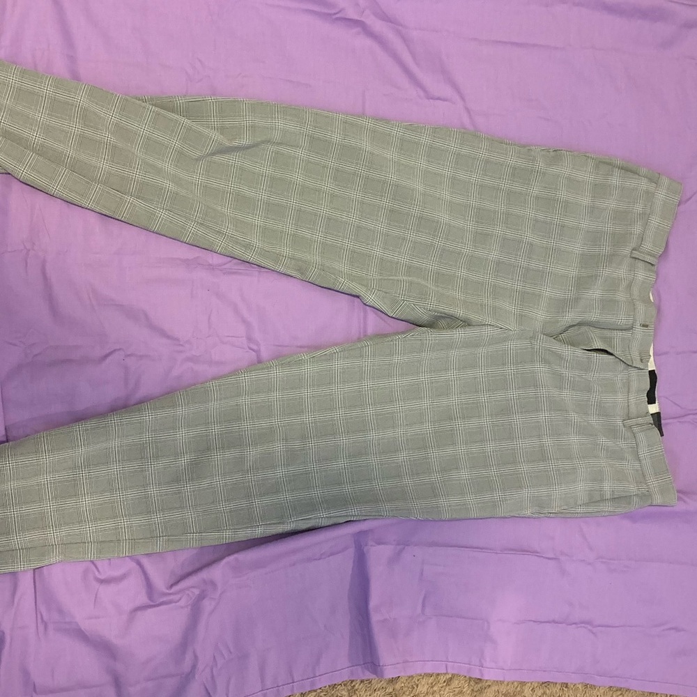 Plaid dress pants